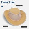 Anycosy Mesh Sun Hat for Men Golf Soaker Hats Summer Beach Safari Wide Brim Fishing Cap Outdoor(Natural,XLarge) view 3