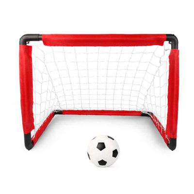 Soccer Goals Hua Indoor and Outdoor Children's Football Goals, Home School Club Football Match Sports Training, Easy to Install, 63x45x48.5cm