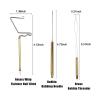 DunMuan Steel Fly Tying Vise with C-Clamp Brass Rotary Whin Finisher Bobbin Thread Holder Set for Fly Fishing Hook Tying Tools DunMuan (Color : 6pcs) view 3