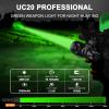 ANEKIM UC20 Green Hunting Light Flashlight kit view 3