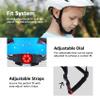 Bilaki Kids Bike Helmet, Adjustable Toddler Youth Helmet with Detachable Visor & LED Light for Boys Girls Ages 2-14, Multi-Sport Helmet for Cycling Scooter Skating, 2 Sizes view 3