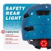Bilaki Kids Bike Helmet, Adjustable Toddler Youth Helmet with Detachable Visor & LED Light for Boys Girls Ages 2-14, Multi-Sport Helmet for Cycling Scooter Skating, 2 Sizes view 4