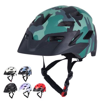 Bilaki Kids Bike Helmet, Adjustable Toddler Youth Helmet with Detachable Visor & LED Light for Boys Girls Ages 2-14, Multi-Sport Helmet for Cycling Scooter Skating, 2 Sizes