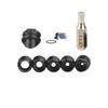 Archery 37/45 Degree Hooded Peep Sight Compound Bow Peep Sight Inner Core 6X 8X Clarifier Aperture Lens Kits (Black, 37degree 6X) view 1