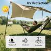 FREE SOLDIER Camping Tarp Waterproof Portable Multifunctional Outdoor Camping Traveling Awning Backpacking Shelter Rain Tarp (Greenish Brown 6 Loop 1012ft) view 4