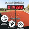 GAN Xin Portable 5 inch High 6 Digits LED Race Clock with for Running Events, Countdown/up Digital Race Timer, 12/24-Hour Clock,LED Stopwatch by Remote Control view 4