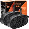 2-PCS 18" Heavy Duty Bike Tire Tubes 18x2.10/2.50 AV32mm Schrader Valve 52/64-355 Inner Tubes 18 Bicycle Tubes Compatible with 18 x 2.10 18x2.125 18x2.20 18x2.3 18x2.35 18x2.4 18x2.50 Bike Tire Tubes view 1