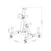 CSBH Safety Squat Shoulder Bar, Landmine Barbell Gym Attachment for 2-Inch Olympic Bar, Landmine Workout Handle, Training Strength Lifting Leg Hip Shoulder Training (Size : Barbell Bracket) view 3