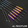800 Spine Arrow 22.5 Inch Arrow Target Practice Arrow Hunting Arrow Carbon Arrows Compound Bow Recurve Bow Adult Youth Archery Indoor Outdoor Shooting Bullet Tip 12pc Purple view 3