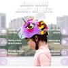 Unicorn Toddler and Kids Bike Helmet Adjustable and Multi-Sport for Child Boys and Girls.for Bicycle Skateboard Skating Scooter Helmet with Rear Light view 3