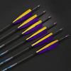 800 Spine Arrow 31 Inch Arrow Target Practice Arrow Hunting Arrow Carbon Arrows Compound Bow Recurve Bow Adult Youth Archery Indoor Outdoor Shooting Bullet Tip 12pc Purple view 4