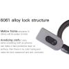 Fingerprint Bike Lock, Heavy-Duty High-Security Cable Bicycle Lock Chain with Key, Suitable for Bike, Motorcycle, Door, Fence etc, view 4