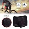 Unisex 3D Padded Cycling Underwear for Men Women Breathable, Anti Chafe Bike Riding Shorts with Seamless Design, Fit for Road Mountain Biking (Medium) view 4