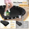 BCAN 36'' Toddler Trampoline, ASTM Certified - Kids Trampoline for Ages 1-6, Foam Handle & Safe Thickened Cover, Mini Trampolines for Kids Indoor, Easy to Assemble view 3