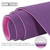 Large Yoga Mat for Men and Women - 6'x4'x6mm, Extra Wide TPE Fitness Mat for Home Gym Workout, Non-Slip, Perfect for Barefoot Exercise (Yoga, Pilates, Stretching, Meditation) view 4