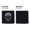 Outdoor Sweat Band for Wrist- Embroidered Heavy Metal Sweat Absorbent Wrist Band - Terrycloth Black Arm Band for Sport (Heavy Metal - Schweiband) (SkullStar) view 4