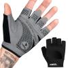 ATERCEL Weight Lifting Gloves Full Palm Protection, Workout Gloves for Gym, Cycling, Exercise, Breathable, Super Lightweight for Men and Women(Gray, M) view 1
