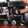ATERCEL Weight Lifting Gloves Full Palm Protection, Workout Gloves for Gym, Cycling, Exercise, Breathable, Super Lightweight for Men and Women(Gray, M) view 4