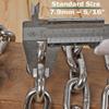 Deck Man 316 Stainless Steel 5/16" Boat Anchor Lead Chain with 2 Pack 3/8" Anti-Off Shackles, Marine Grade (4 FT) view 4