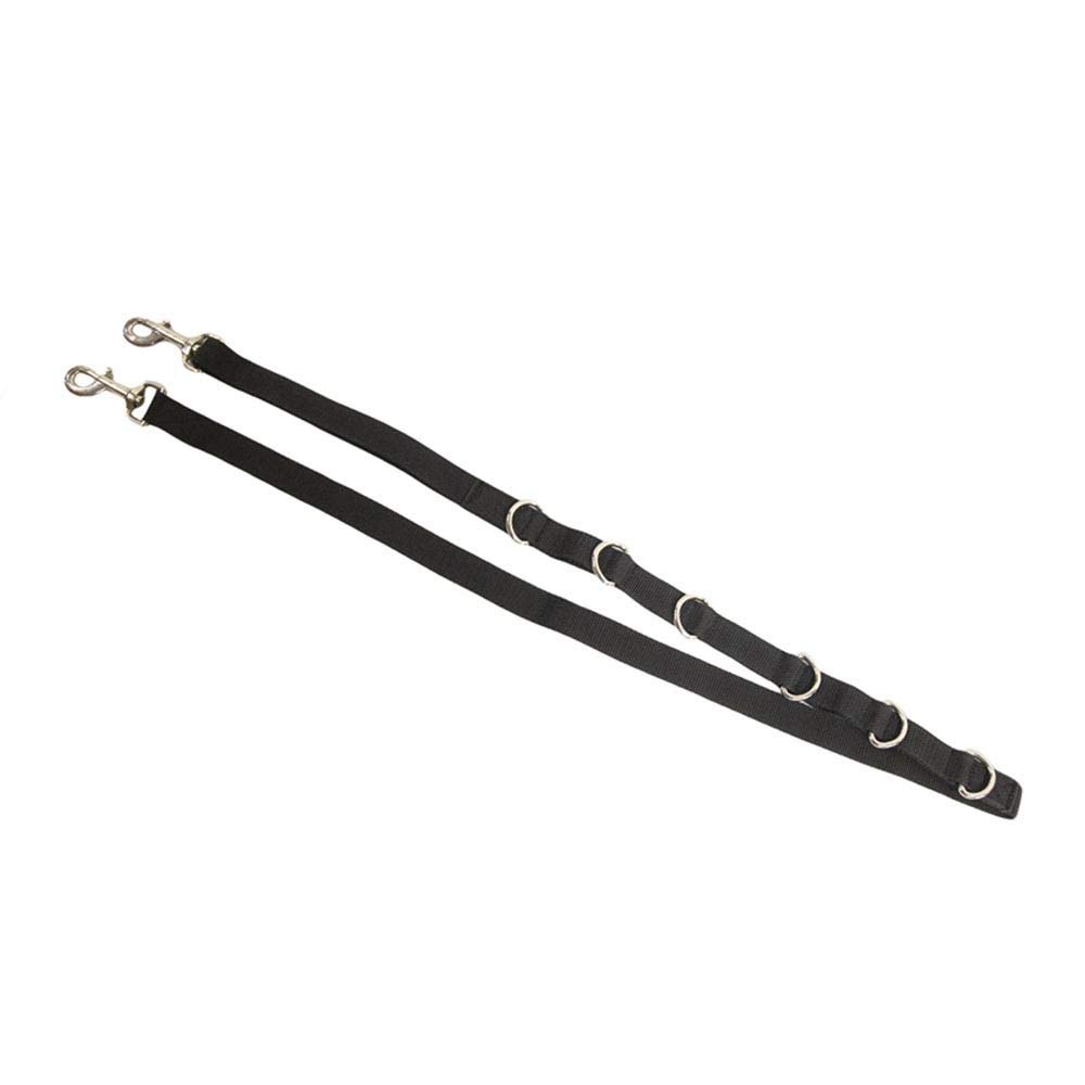 Dover Saddlery Side Reins with Elastic, Color: Black, Size: One Size