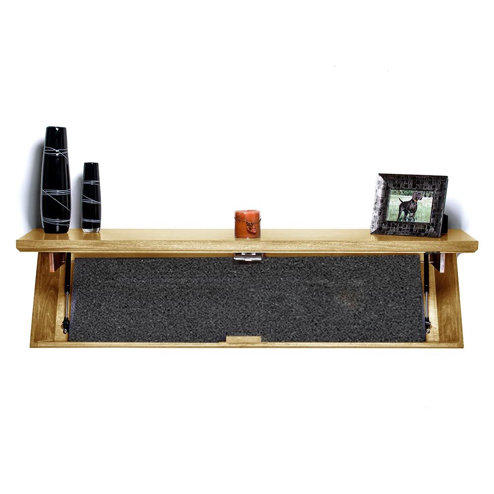 Tactical Traps - Freedom 52R Concealment Shelf with Trap Door and RFID Lock - Secure & Safe Hidden Concealment Compartment - 46" X 13.5" X 5" - Early American