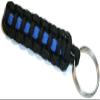 RedVex Thin Line Paracord Key Chain/Key Fob - Choose your colors - 3", 4", 6", and 8" Lengths (Qty-1) (Black with Blue Line, 8-inch) view 3
