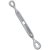 TotalTurf 177394 Eye-Eye Turnbuckle44; Forged Galvanized - .375 x 6