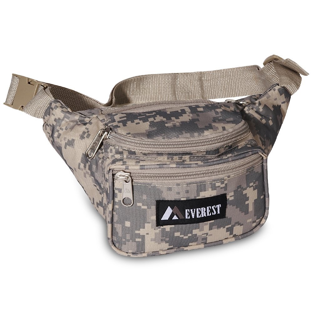 Everest 11.5 in. Wide Digital Camo Fanny Waist Pack