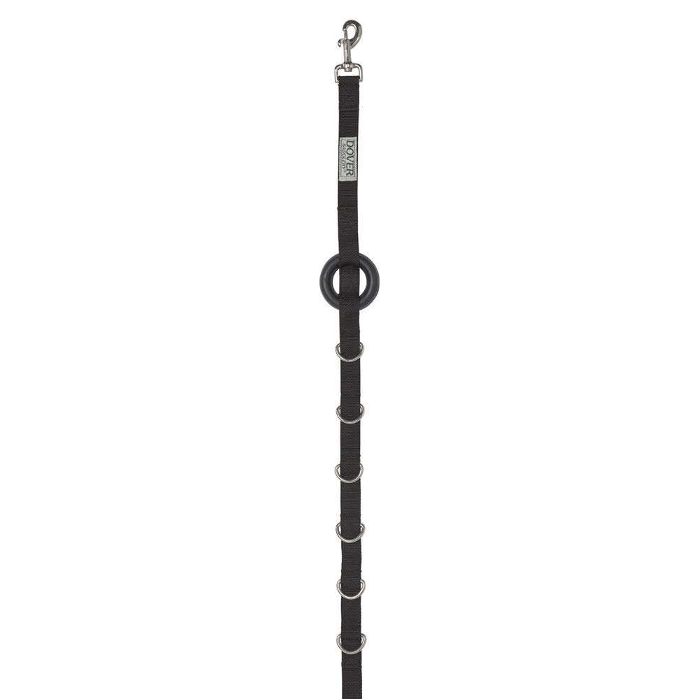 Dover Saddlery Side Reins with Donut, Color: Black, Size: One Size