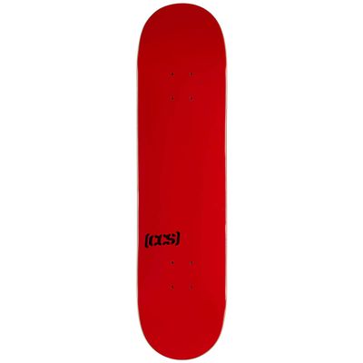 [CCS] Logo Skateboard Deck Red 8.00"