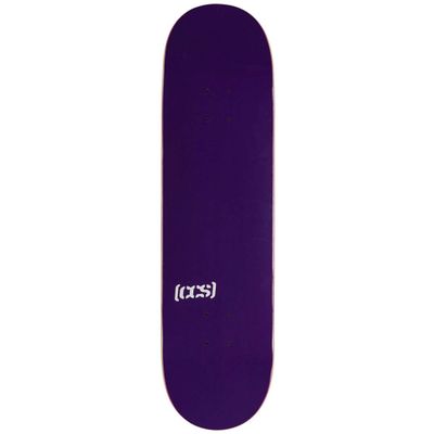 [CCS] Logo Skateboard Deck Purple 8.25"