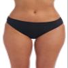 AMAVI Women's One Shoulder Tankini Top-Basic Hipster Bikini Bottom Set, Black, XL view 4
