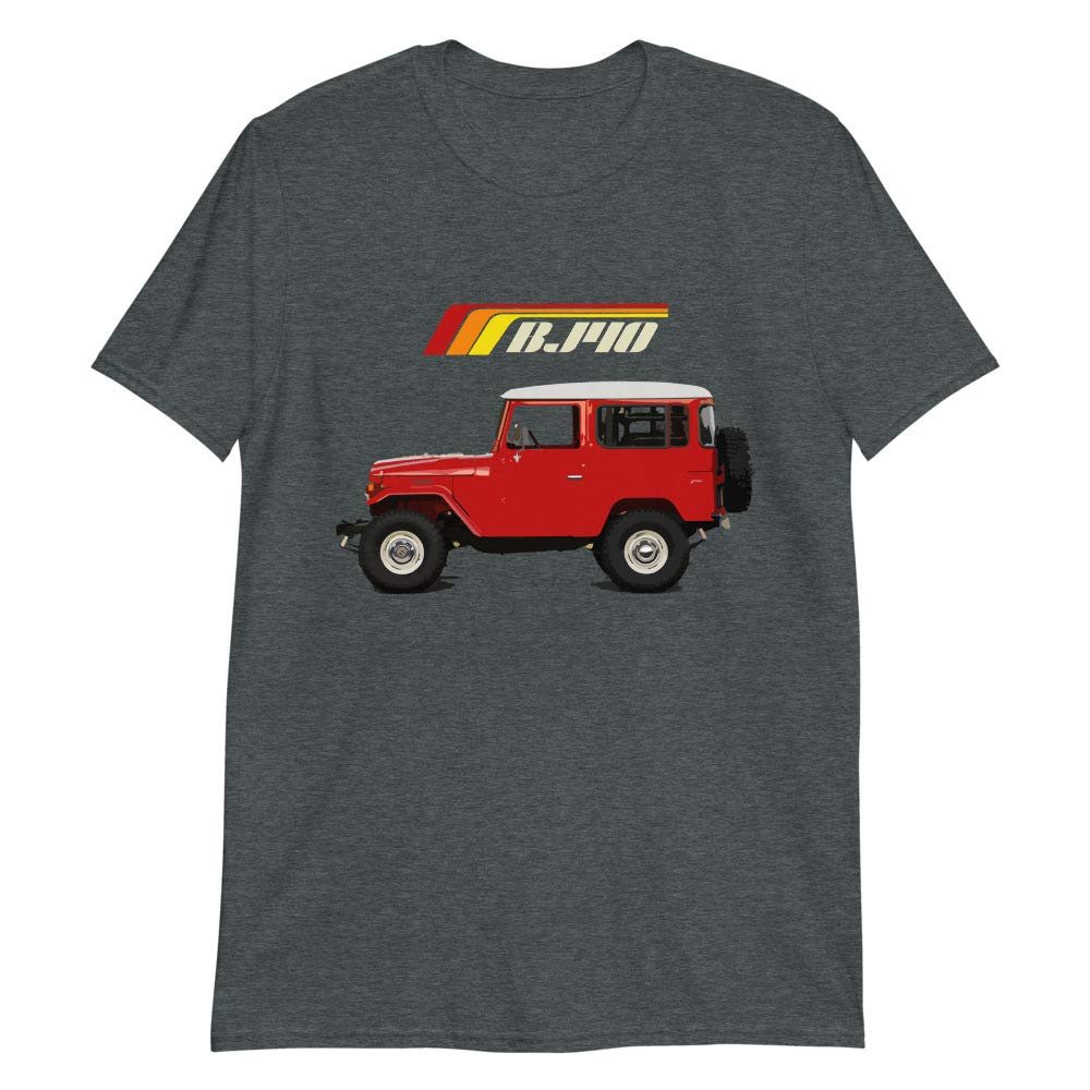 1978 Red BJ40 FJ40 Land Cruiser Off Road SUV Short-Sleeve Unisex T-Shirt