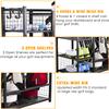 SNAIL Extra Large Golf Bag Rack Stand Holder - Fits 2 Bags & Accessories, Metal Black Garage Storage view 3