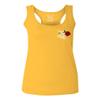 0184. dope Streetwear Graphic Good Vibe Red Rose Flowers Bones Hand Shaka Women's Tank Top Racerback (Gold Small) view 1