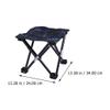 FAVOMOTO 1pc Portable Folding Chair Outdoor Stool for Camping Fishing Beach Lightweight Easy to Carry Storage Bag Comfortable for Outdoor Activities view 2