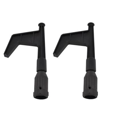 ISURE MARINE Boat Hook End Attachment Black Nylon Hook Replacement for Boating Accessories Extension Pole 2Pcs