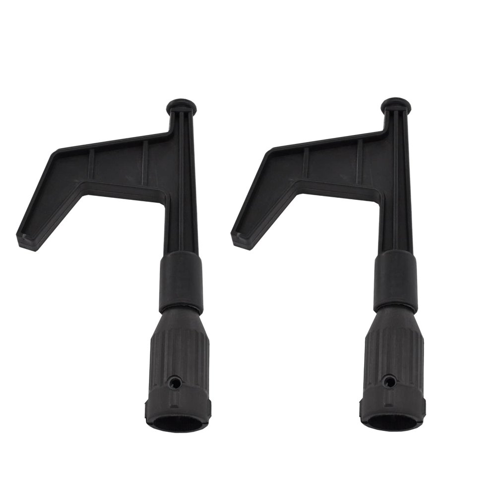 ISURE MARINE Boat Hook End Attachment Black Nylon Hook Replacement for Boating Accessories Extension Pole 2Pcs