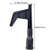 ISURE MARINE Boat Hook End Attachment Black Nylon Hook Replacement for Boating Accessories Extension Pole 2Pcs view 2