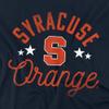 Syracuse University Official Orange Unisex Adult T-Shirt, Navy, X-Large view 2