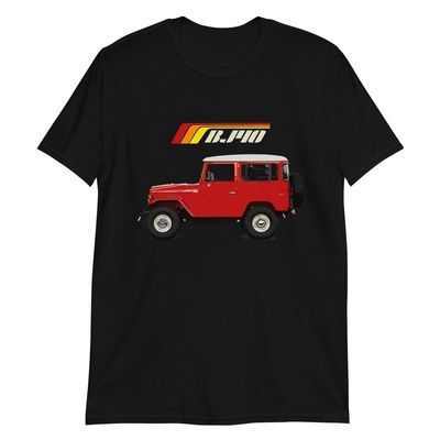 1978 Red BJ40 FJ40 Land Cruiser Off Road SUV Short-Sleeve Unisex T-Shirt
