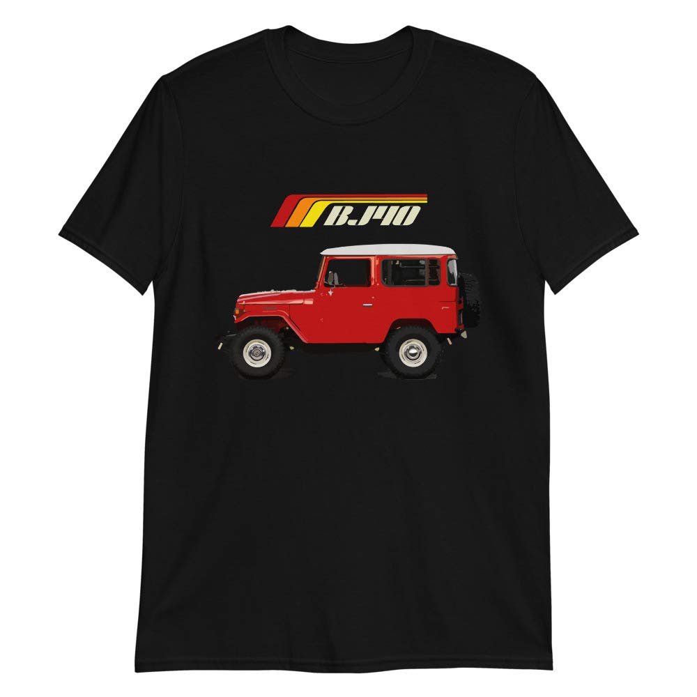 1978 Red BJ40 FJ40 Land Cruiser Off Road SUV Short-Sleeve Unisex T-Shirt
