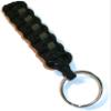 RedVex Thin Line Paracord Key Chain/Key Fob - Choose your colors - 3", 4", 6", and 8" Lengths (Qty-1) (Black with Green (OD) Line, 6-inch) view 3