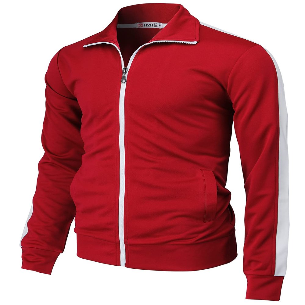 H2H Men's Lightweight Running Cycling Jacket RED US M/Asia L (CMOJA134)