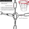 Dakzhou Basketball net, 304 Stainless Steel Chain Braided, Permanent Rust Proof (12 Links), Quick Installation. view 4