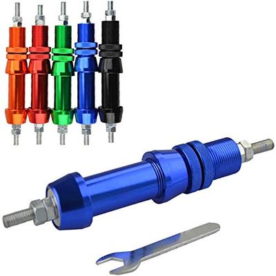 AMEYXGS Archery Bowfishing Reel Seat Spinning Aluminum Alloy Reel Seat Mount for Compound Bow Recurve Bow Spinning Reels Accessory (Blue)
