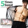BVVU Sauna Suit for Men Sweat Sauna Jackets Workout Shirt Body Shaper Fitness Shapewear Long Sleeve Black view 2