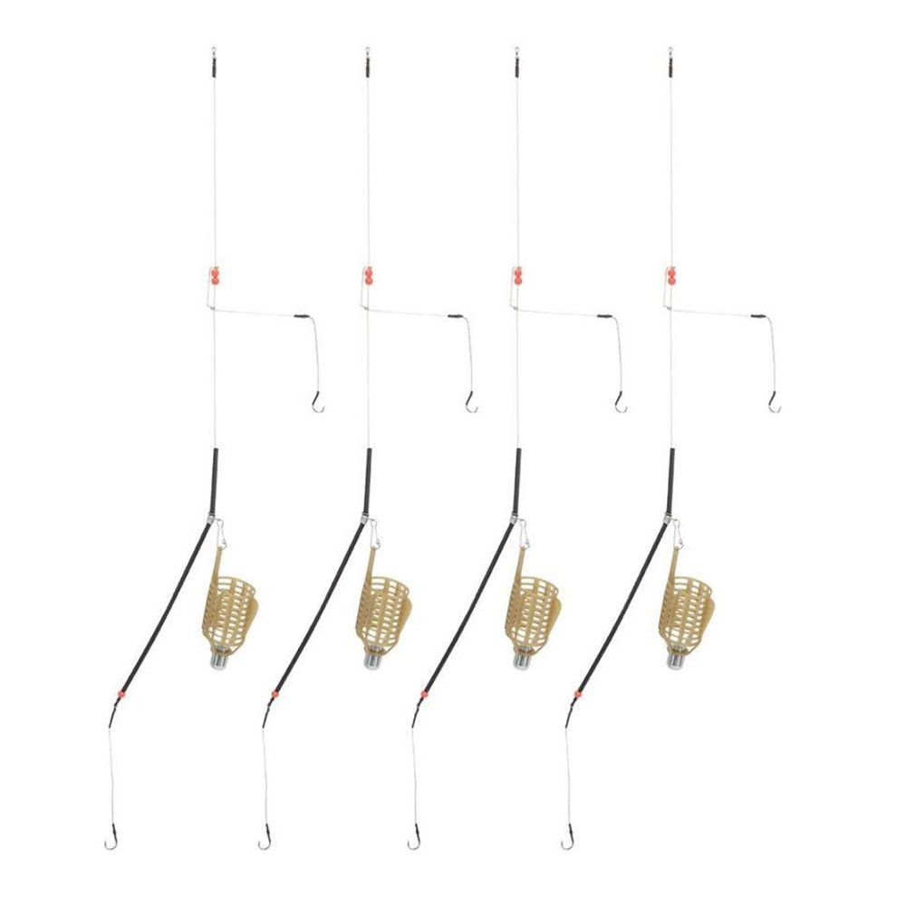DunMuan 4PCS Fishing Bait Cage Thrower Lightweight Fish Feeder Lure Trap Baket Built-in Fishing Weight Fishing Tools 20g 30g 40g 50g DunMuan (Color : 50g)