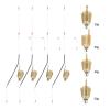 DunMuan 4PCS Fishing Bait Cage Thrower Lightweight Fish Feeder Lure Trap Baket Built-in Fishing Weight Fishing Tools 20g 30g 40g 50g DunMuan (Color : 50g) view 2