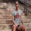 0 Vegetarian t Shirt - Athletic Heather Unisex T-Shirt (3X) view 4